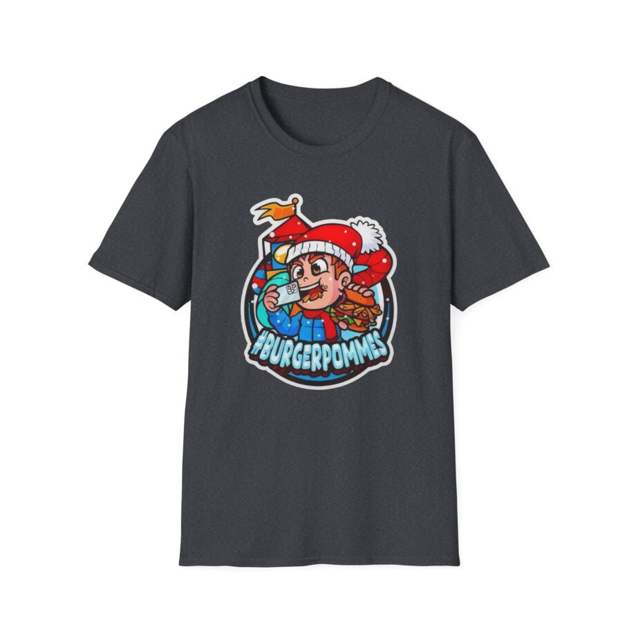 Burger Pommes Unisex Softstyle T-Shirt