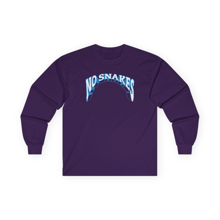 Zerkaa No Snakes Unisex Ultra Cotton Long Sleeve Tee