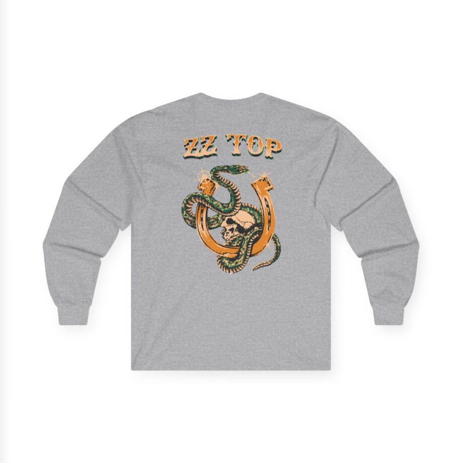 ZZ Top Snake Skull Unisex Ultra Cotton Long Sleeve Tee