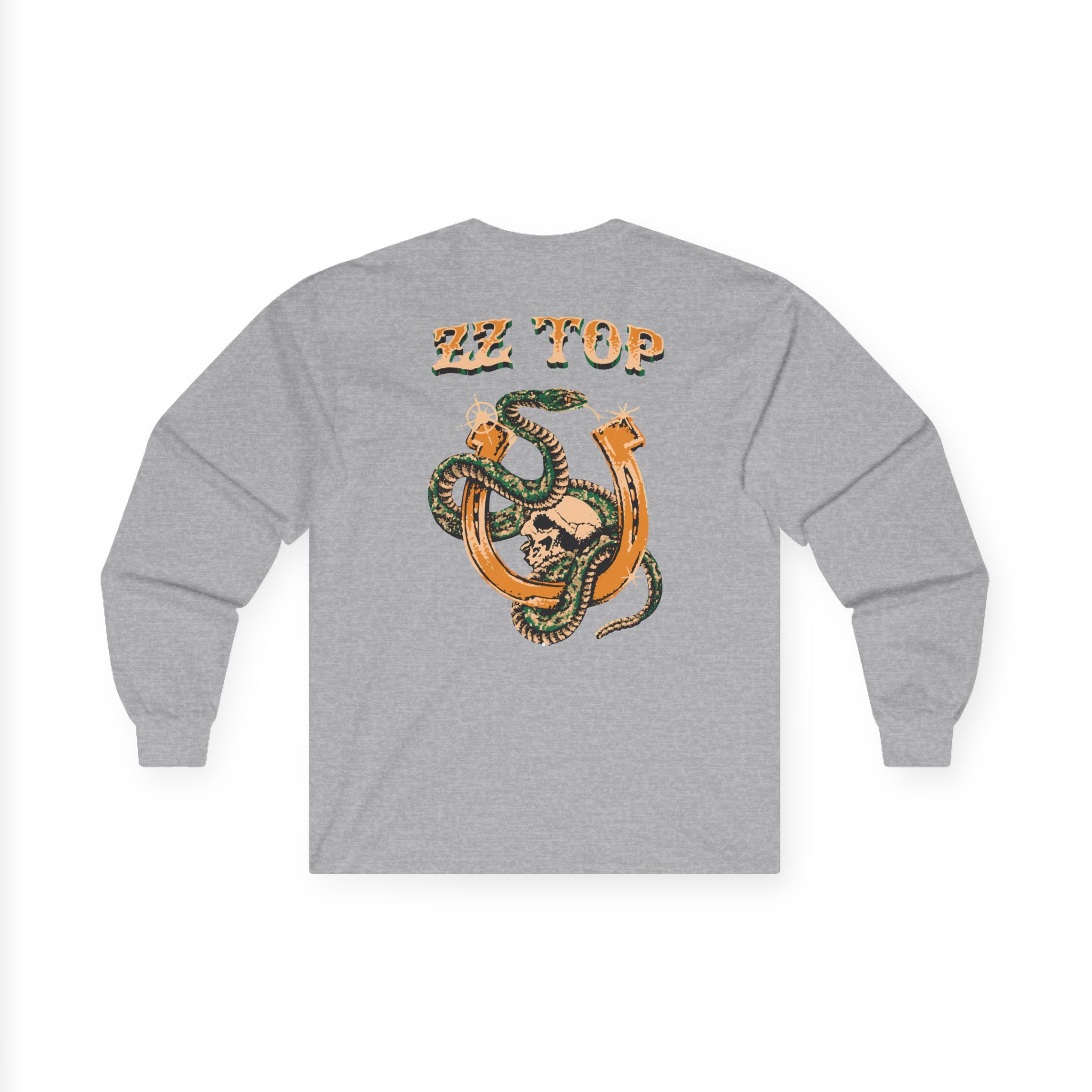 ZZ Top Snake Skull Unisex Ultra Cotton Long Sleeve Tee