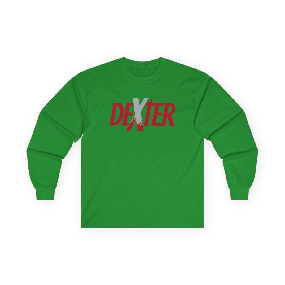 Dexter Spatter Logo Unisex Ultra Cotton Long Sleeve Tee