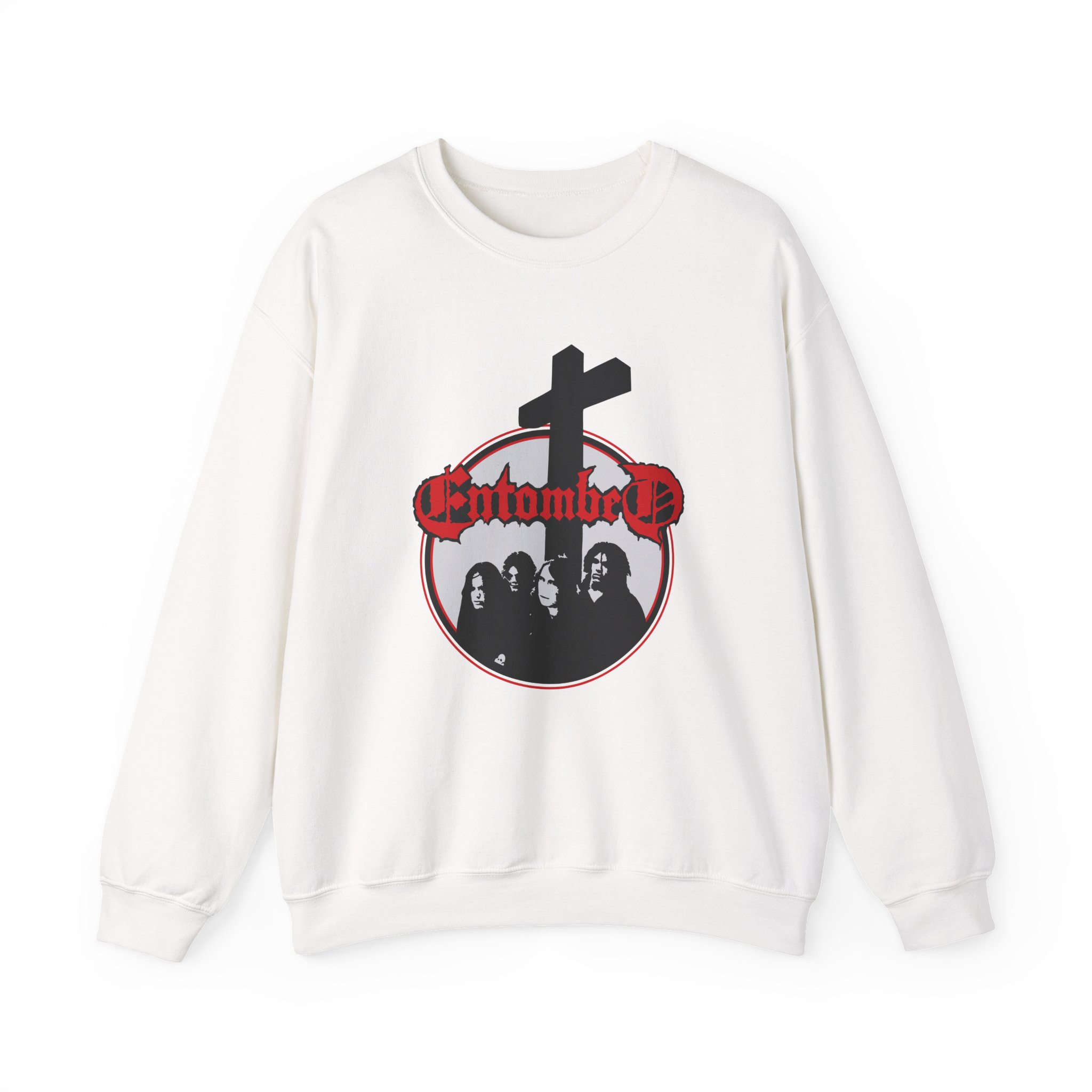 Entombed 3/4 Baseball Left Hand Unisex Heavy Blendâ„¢ Crewneck Sweatshirt