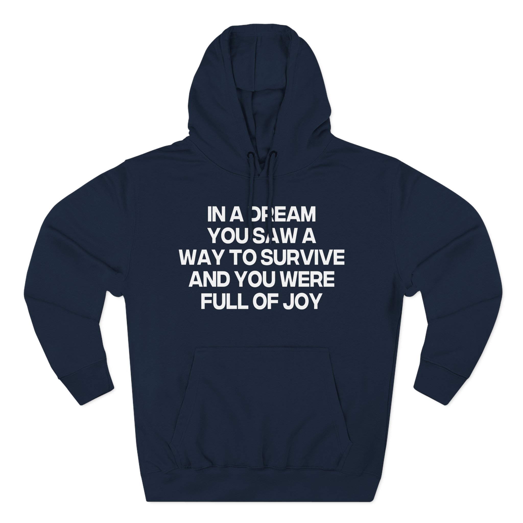 1992 Jenny Holzer Three-Panel Fleece Hoodie
