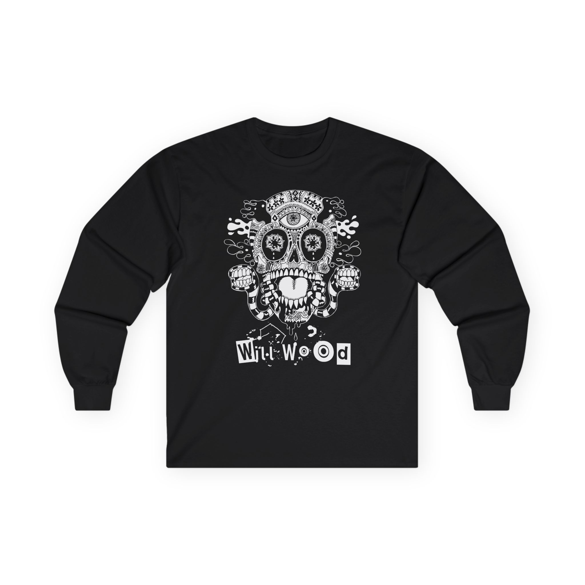 Will Wood Host Skull Unisex Ultra Cotton Long Sleeve Tee