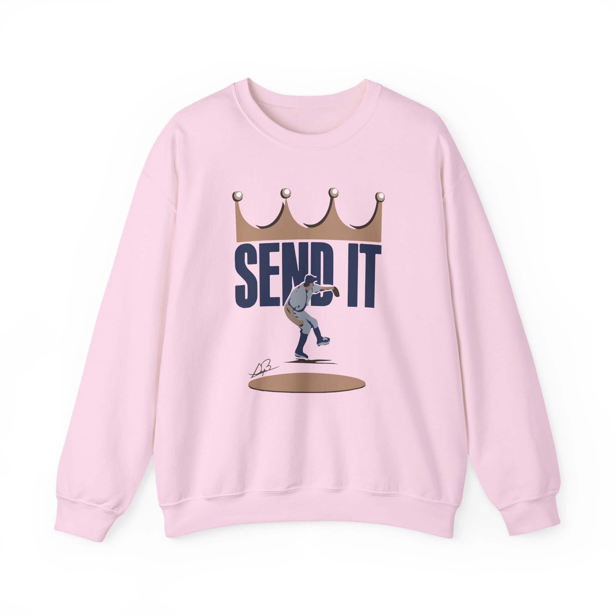 Trevor Bauer Send It  Unisex Heavy Blendâ„¢ Crewneck Sweatshirt