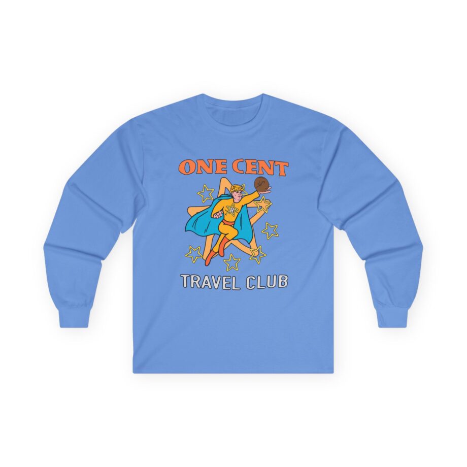 Ryan Trahan One Cent Adventure Awaits Travel Club Unisex Ultra Cotton Long Sleeve Tee