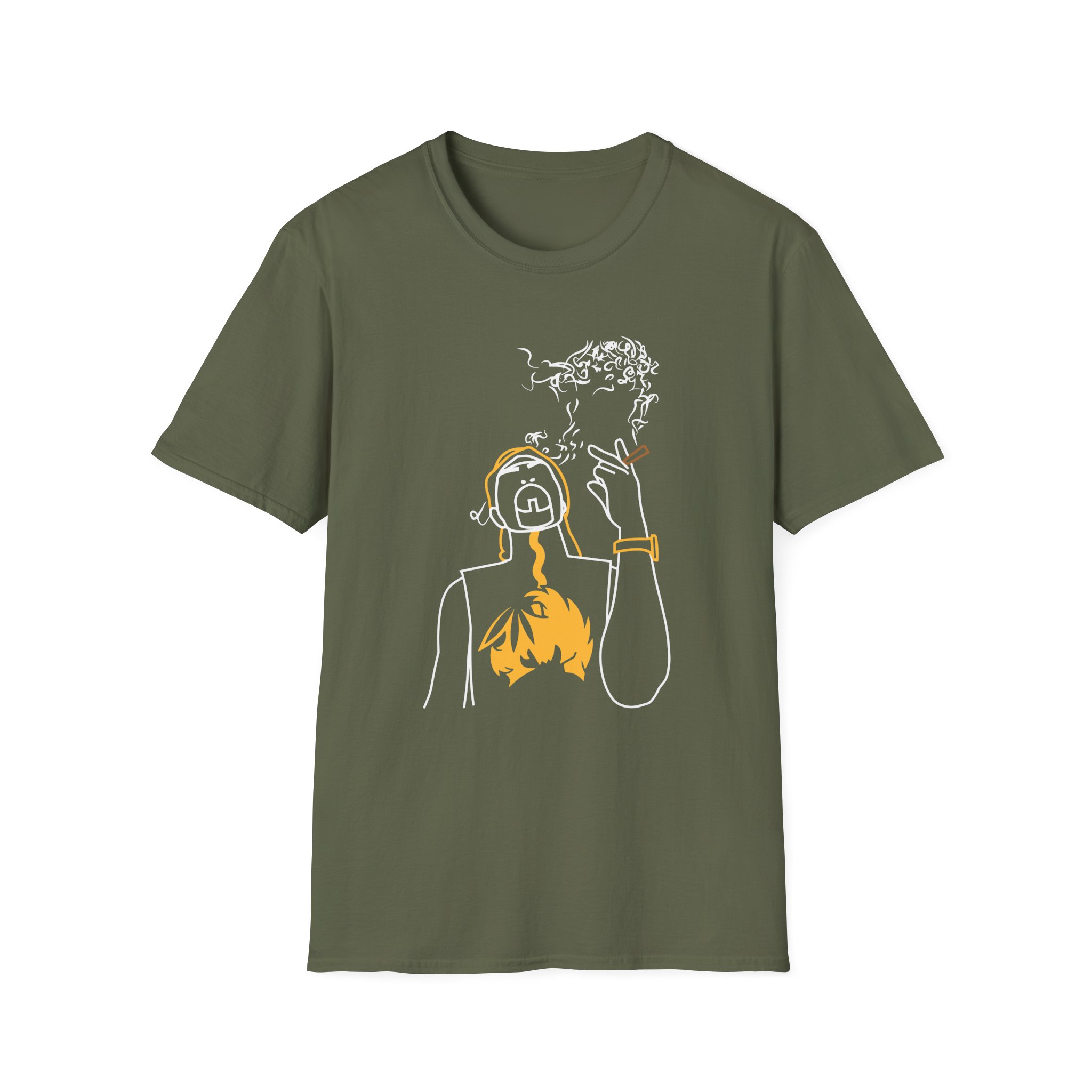 Method Man Iron Lung Line Art Unisex Softstyle T-Shirt