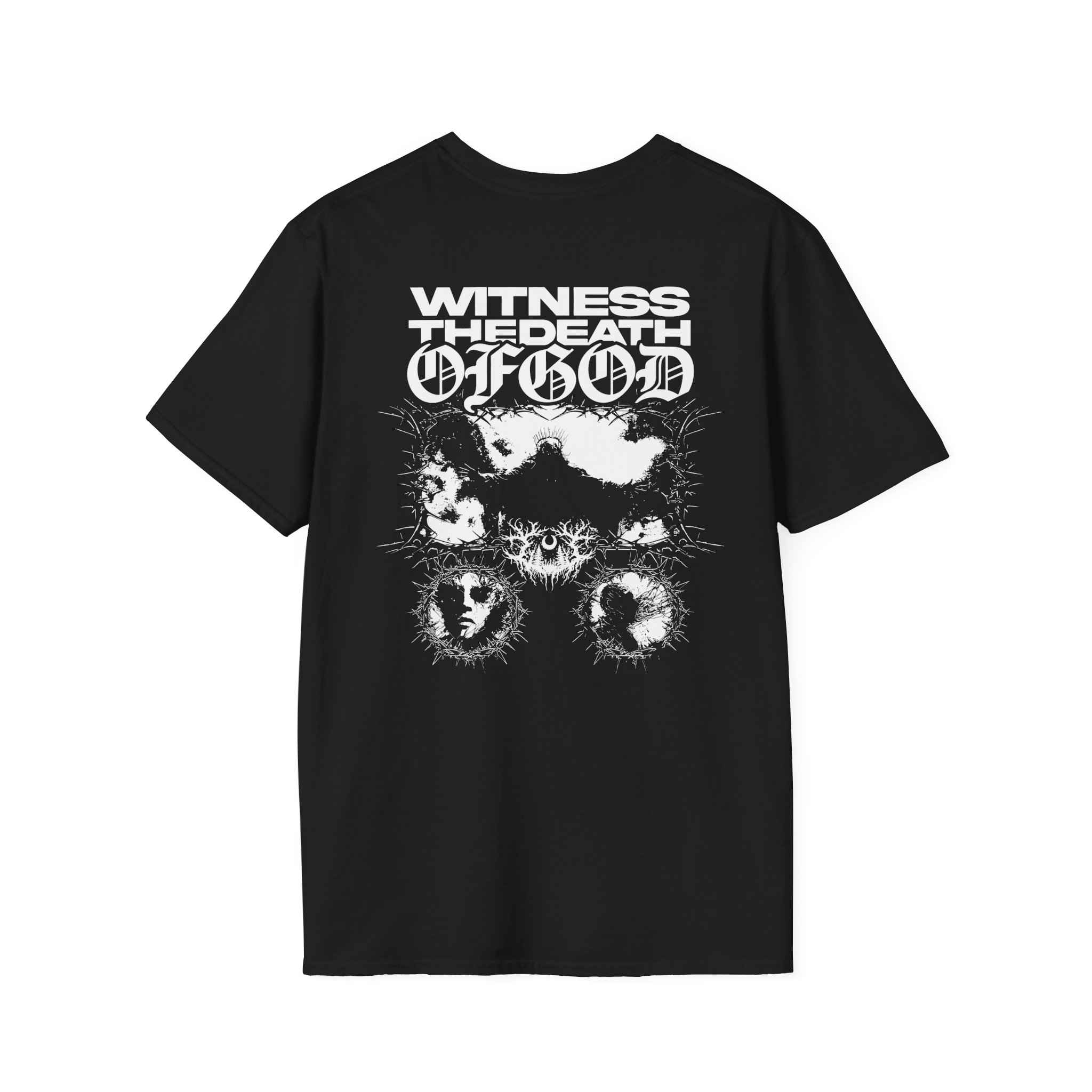 Boundaries Witness The death Of god Unisex Softstyle T-Shirt