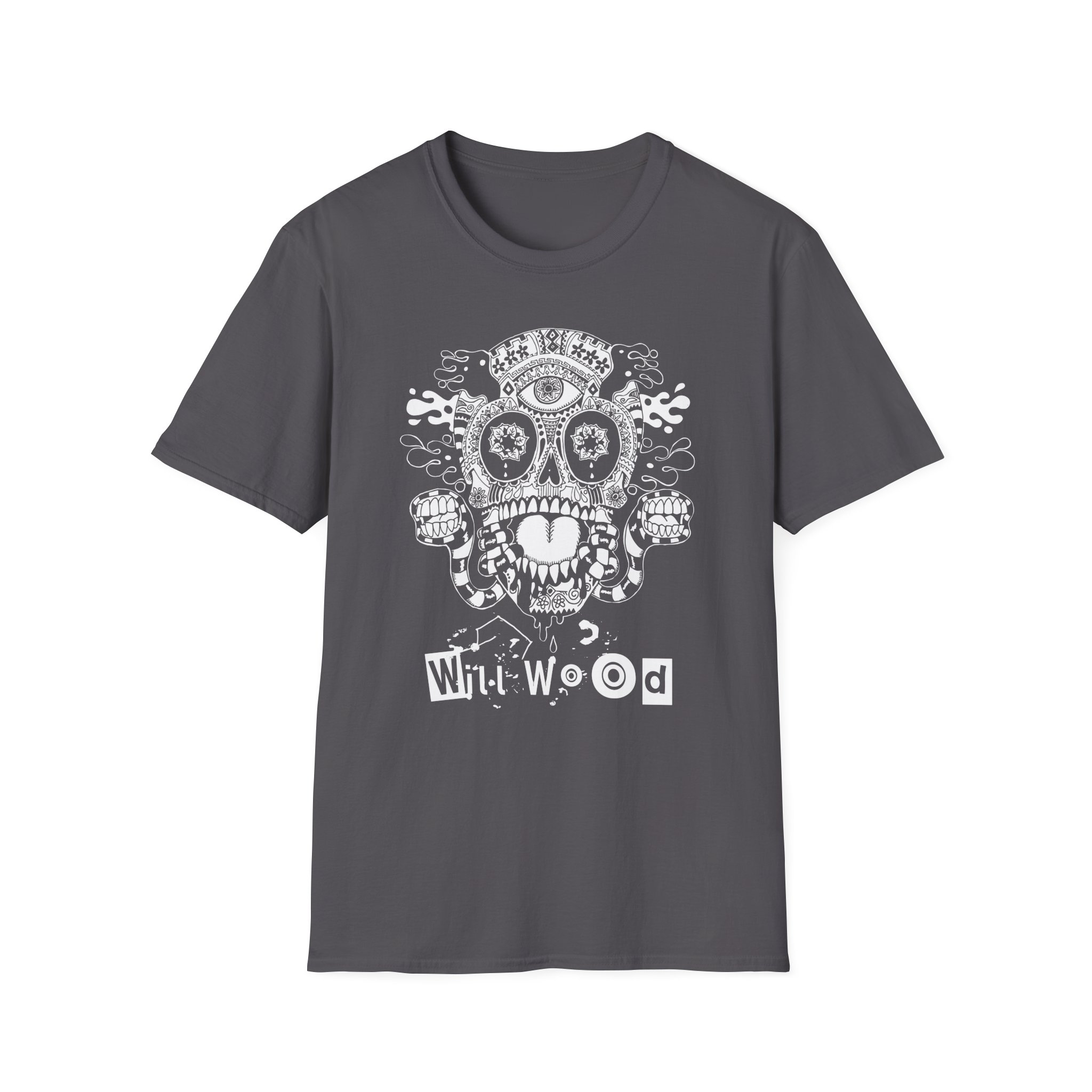 Will Wood Host Skull Unisex Softstyle T-Shirt