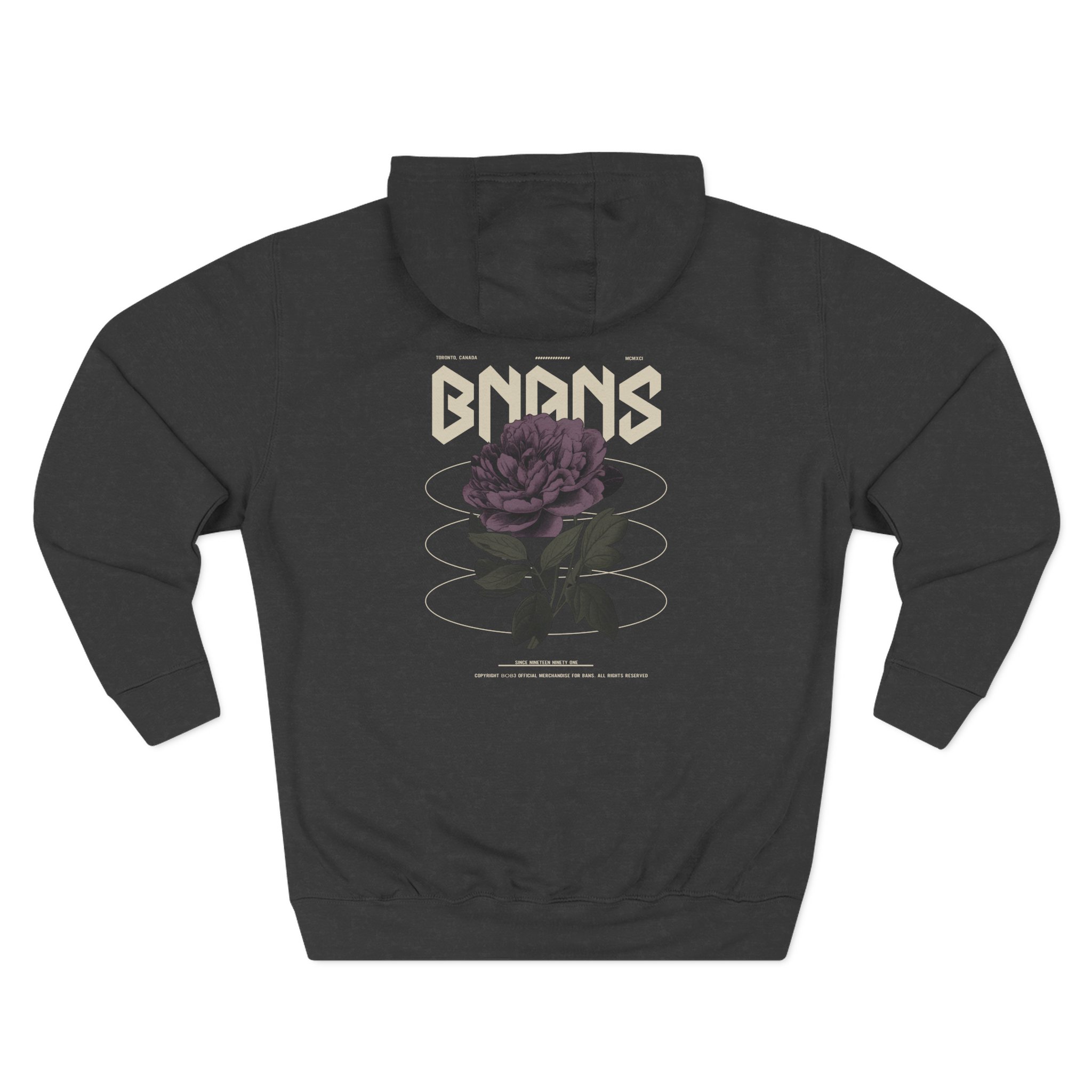 Shroud Into The Wild Bnans Three-Panel Fleece Hoodie