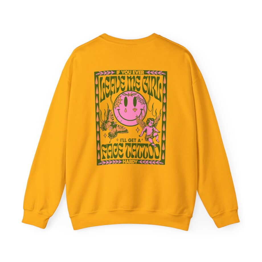 Hardy if You Ever Leave Me Unisex Heavy Blend™ Crewneck Sweatshirt