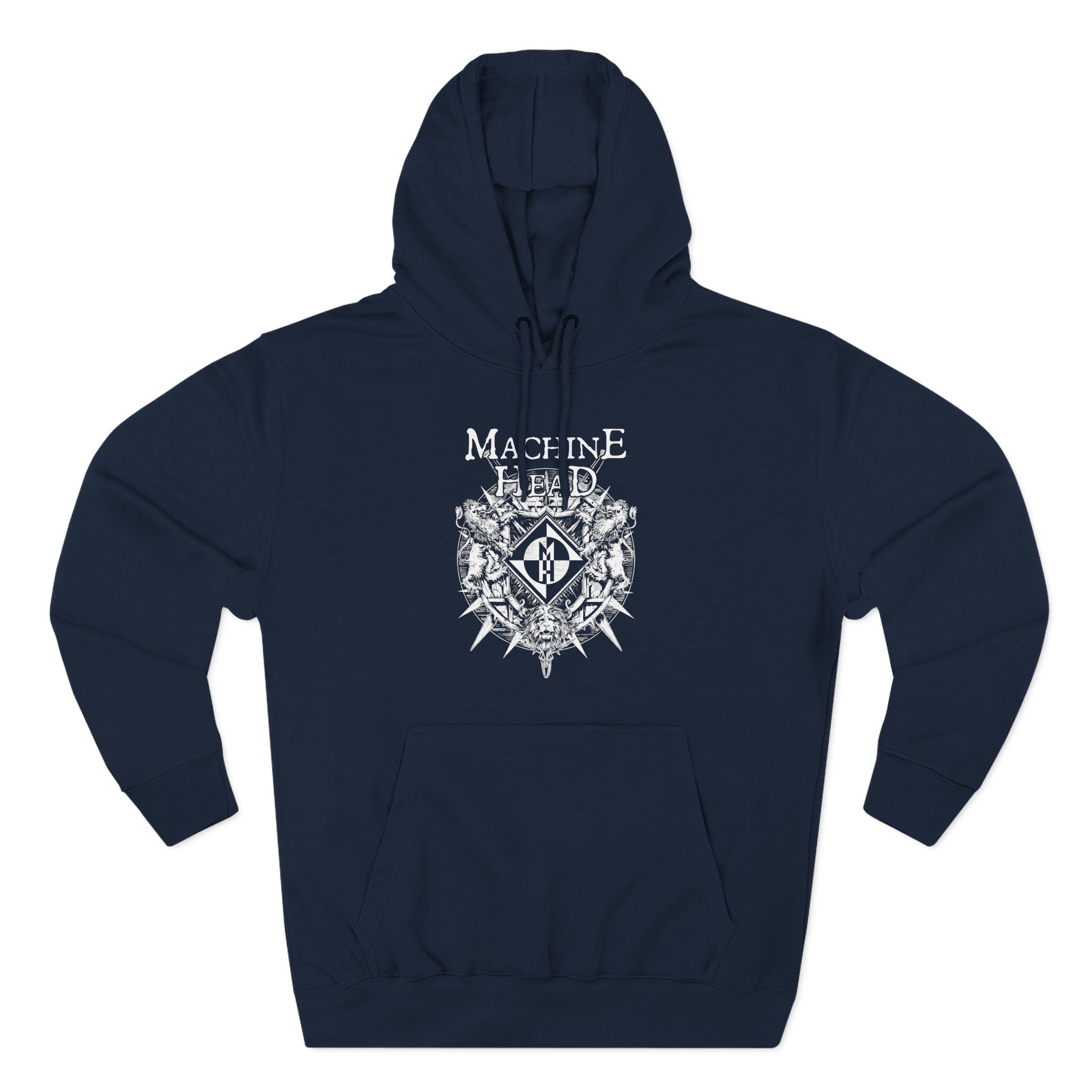Machine Head Lion Crest Three-Panel Fleece Hoodie