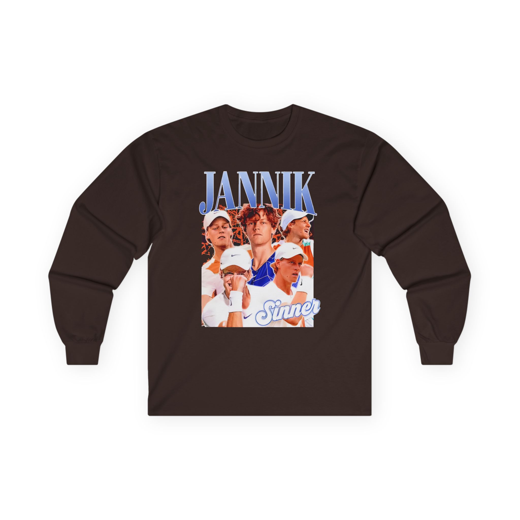 Jannik Sinner Retro Art Unisex Ultra Cotton Long Sleeve Tee