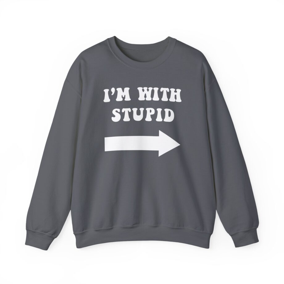 Jimmy Kimmel I'm With Stupid Unisex Heavy Blend™ Crewneck Sweatshirt