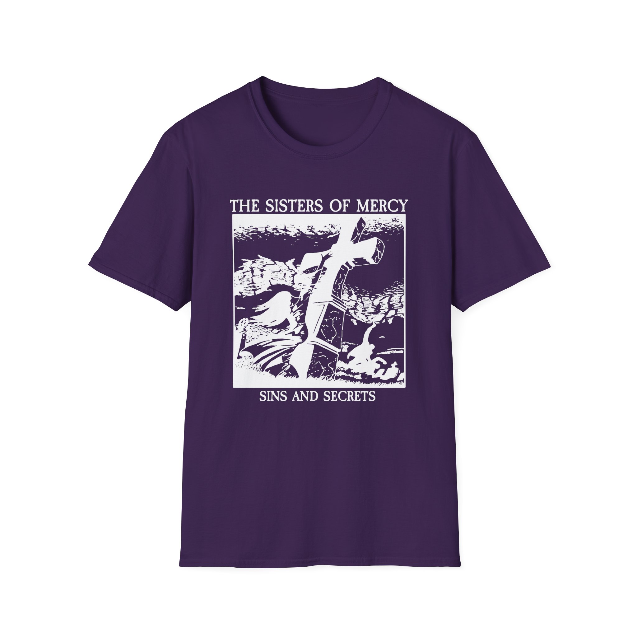The Sisters Of Mercy Sins And Secrets Unisex Softstyle T-Shirt