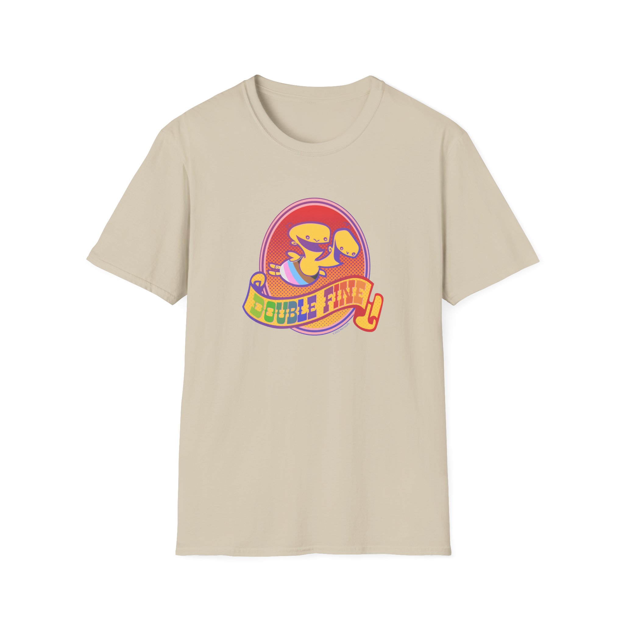 Double Fine Pride Unisex Softstyle T-Shirt
