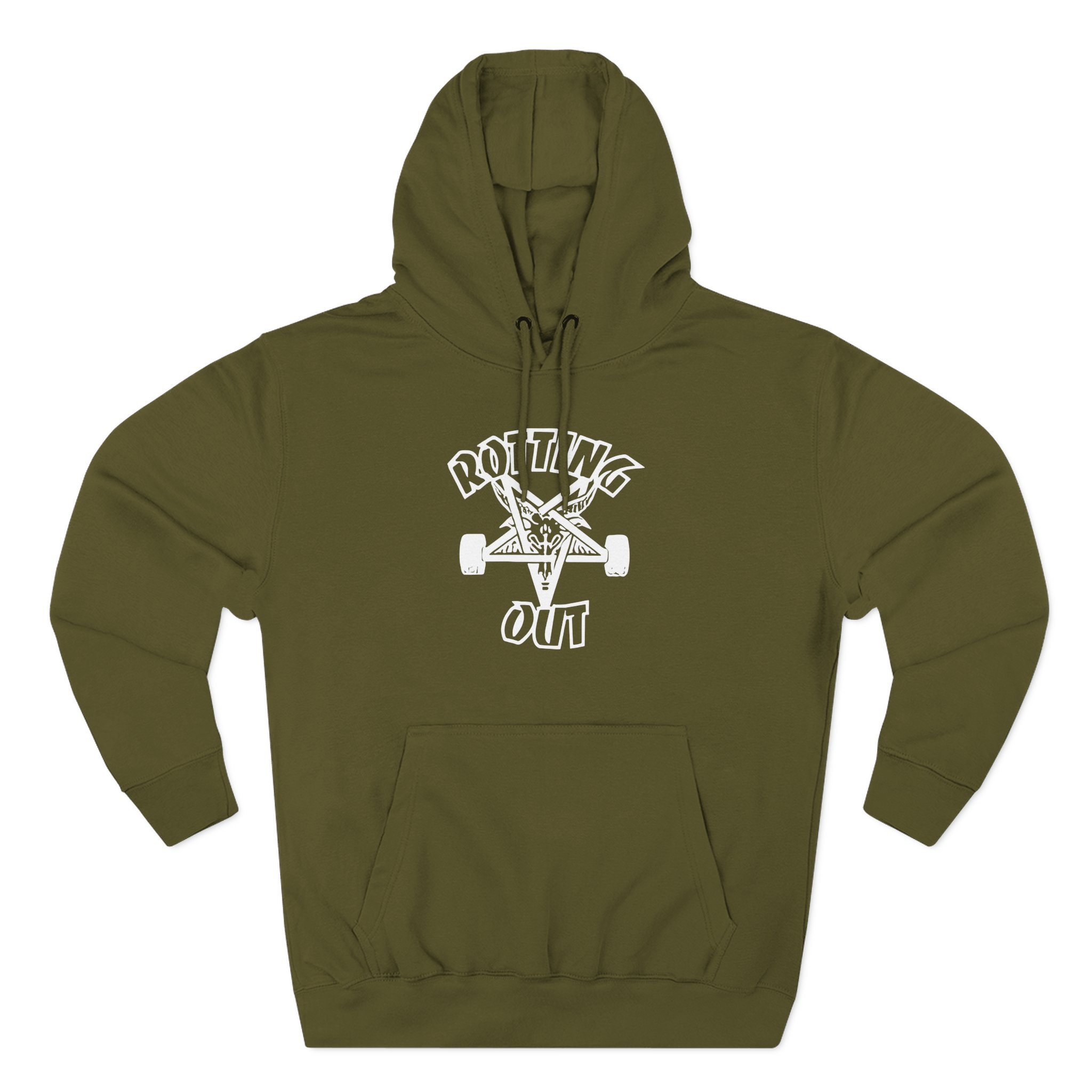 Rotting Out Three-Panel Fleece Hoodie