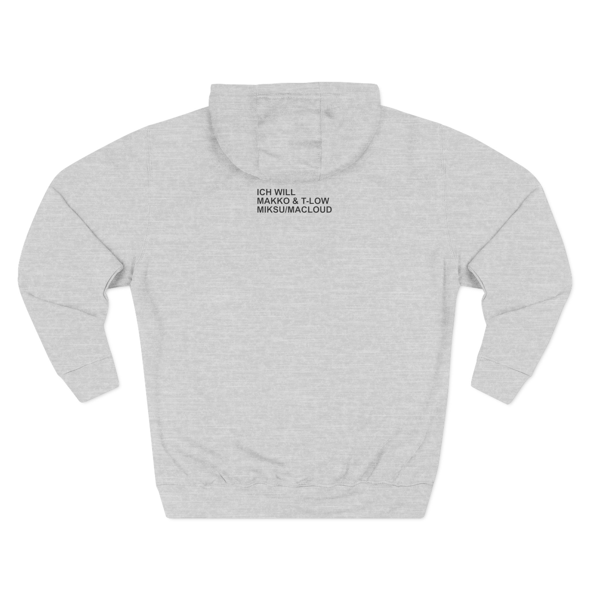 Makko Three-Panel Fleece Hoodie