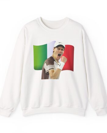 Jannik Sinner Italian Tennis Star Fan Unisex Heavy Blend™ Crewneck Sweatshirt