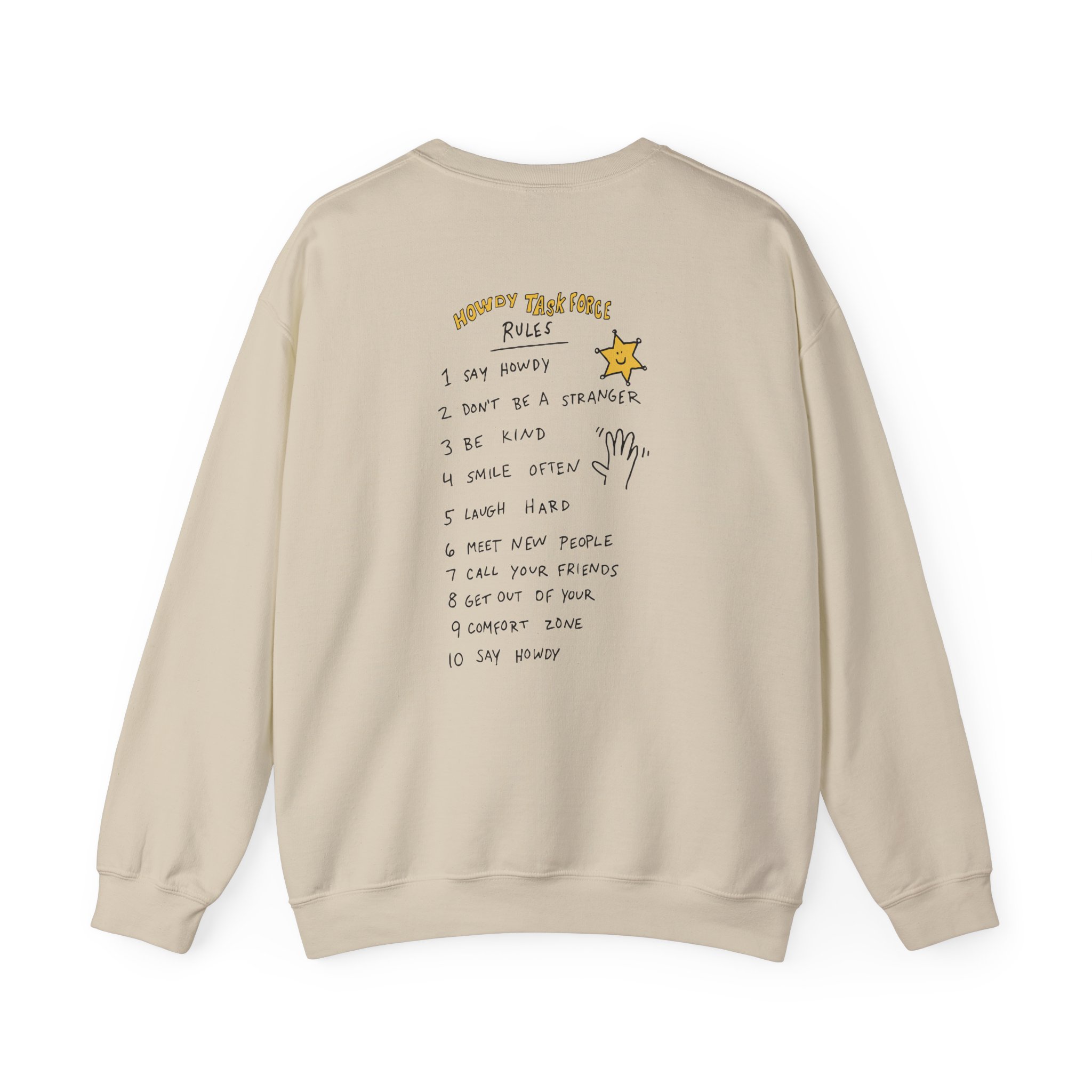 Ryan Trahan Howdy Task Force Unisex Heavy Blendâ„¢ Crewneck Sweatshirt