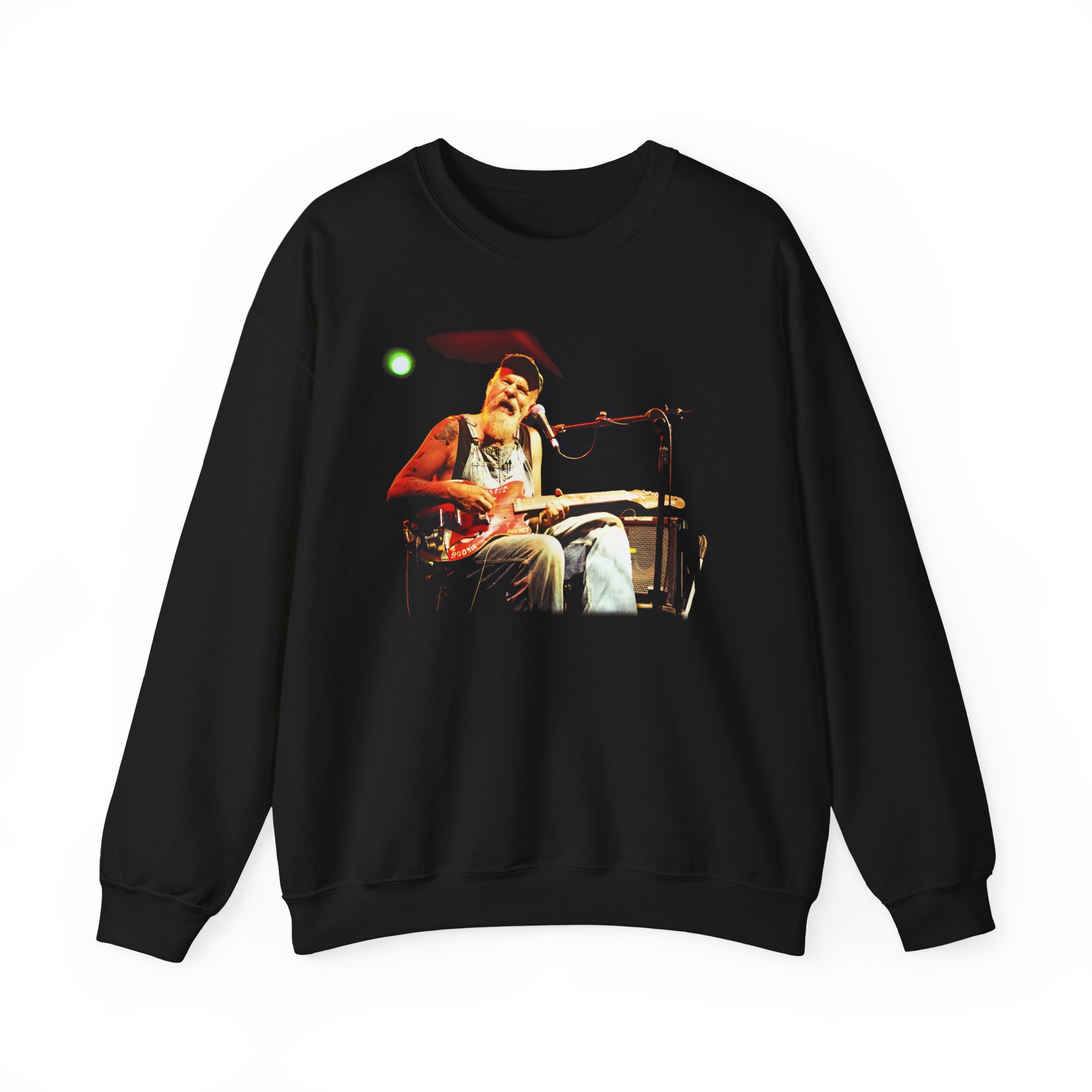 Seasick Steve  Unisex Heavy Blendâ„¢ Crewneck Sweatshirt