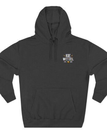 Koe Wetzel Shadow Sunfade Three-Panel Fleece Hoodie