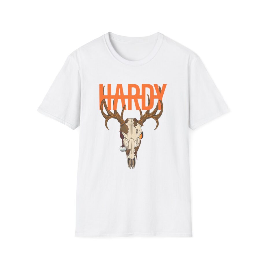 Hardy Deer Skull Unisex Softstyle T-Shirt