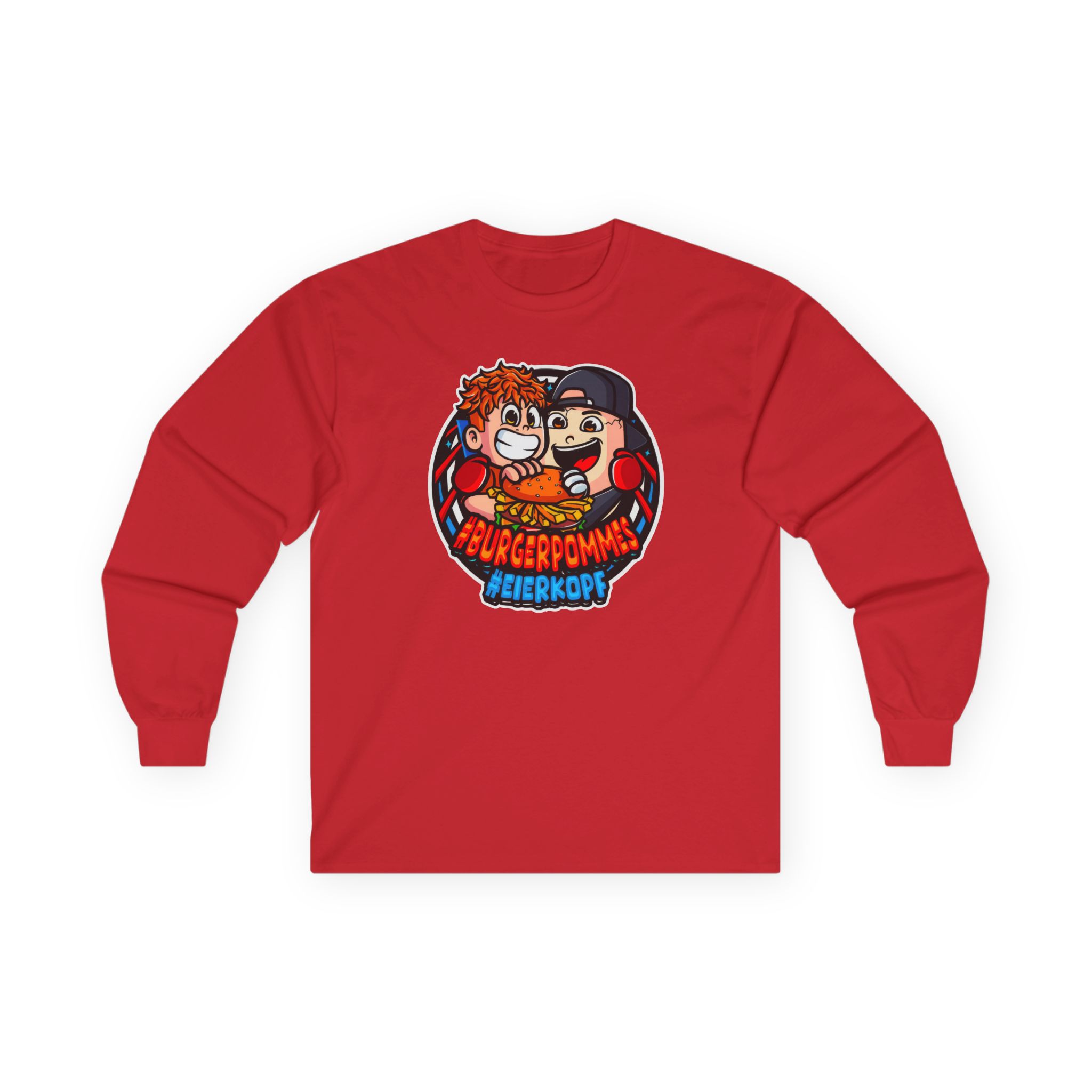 Burger Pommes eierkopf Unisex Ultra Cotton Long Sleeve Tee
