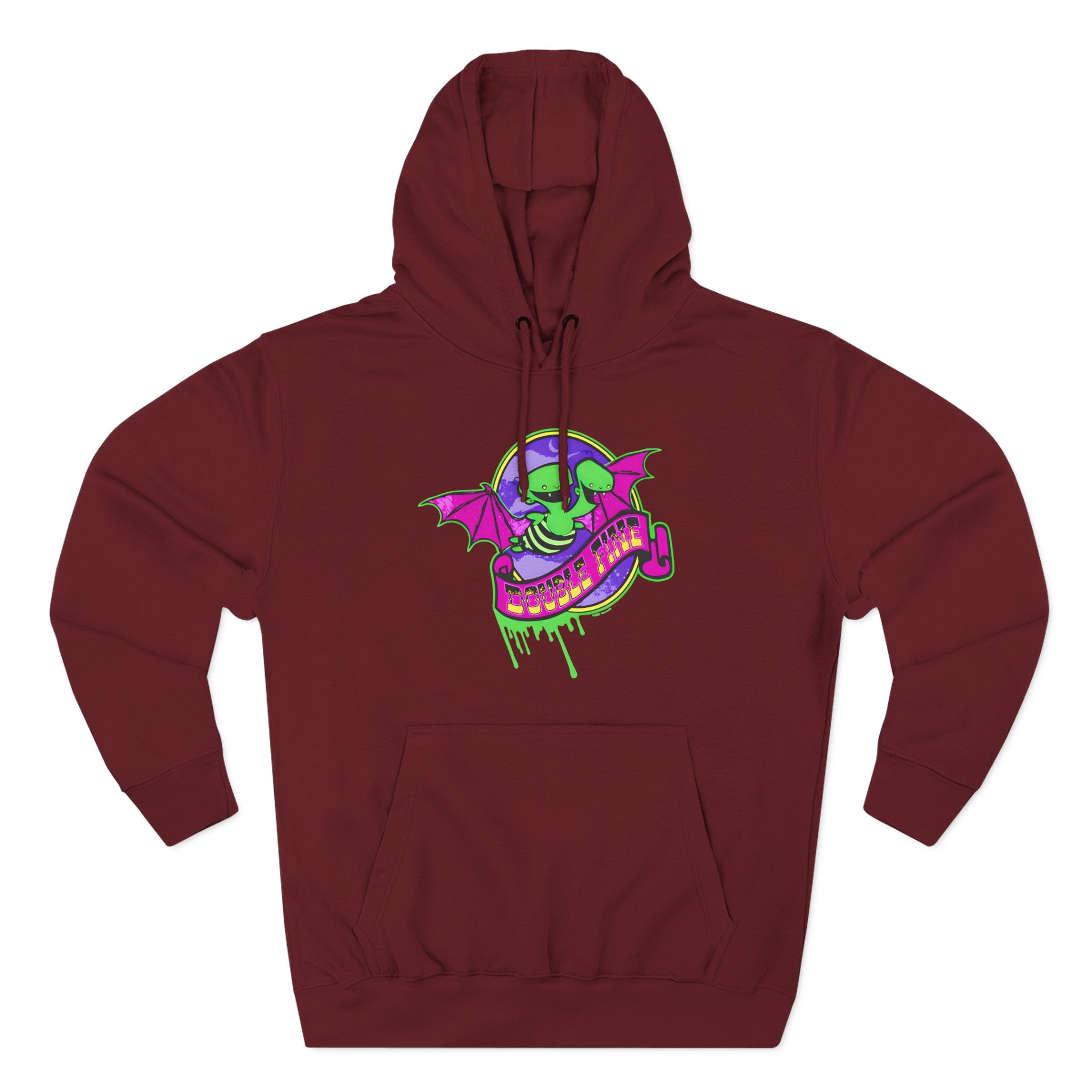 Double Fine Halloween Three-Panel Fleece Hoodie