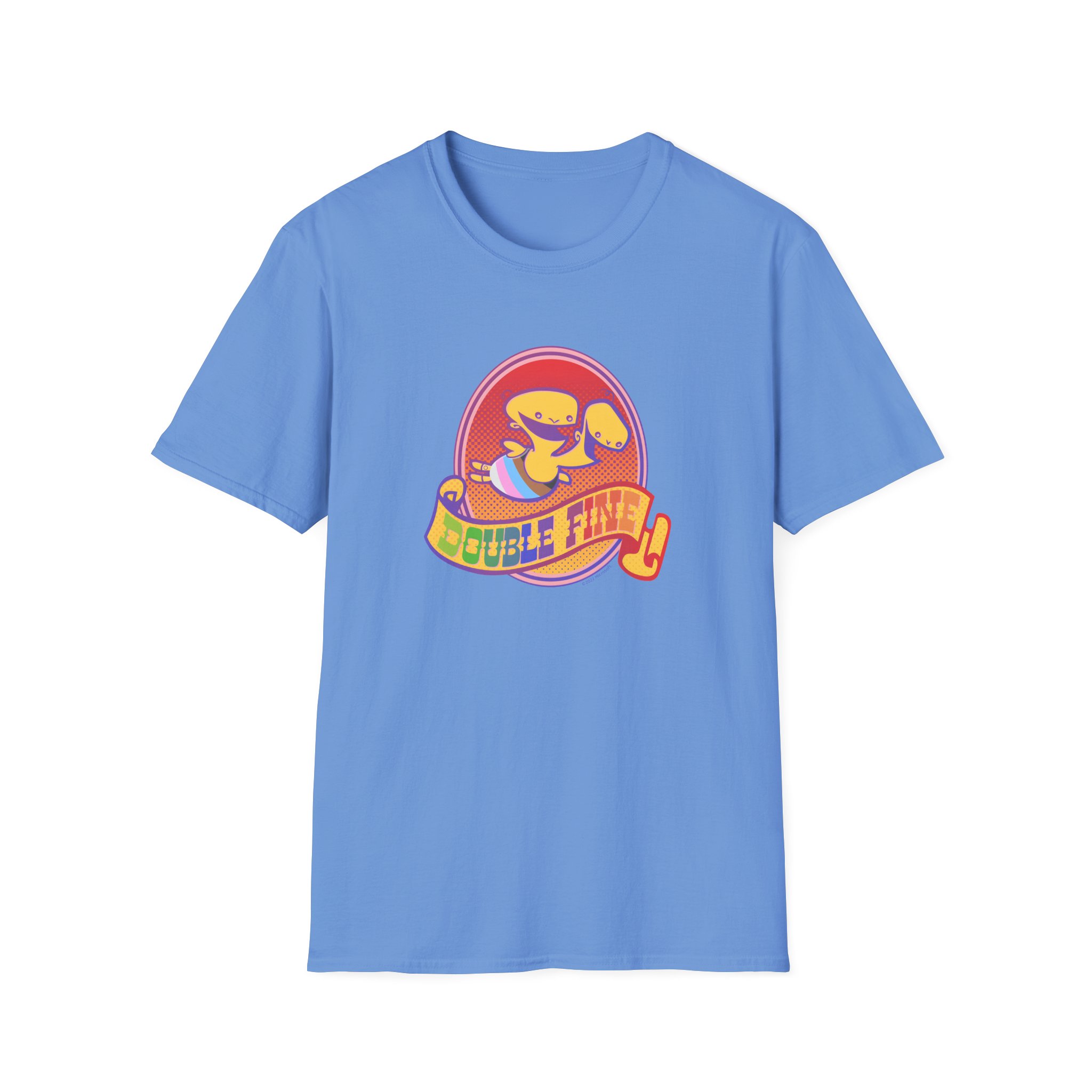 Double Fine Pride Unisex Softstyle T-Shirt