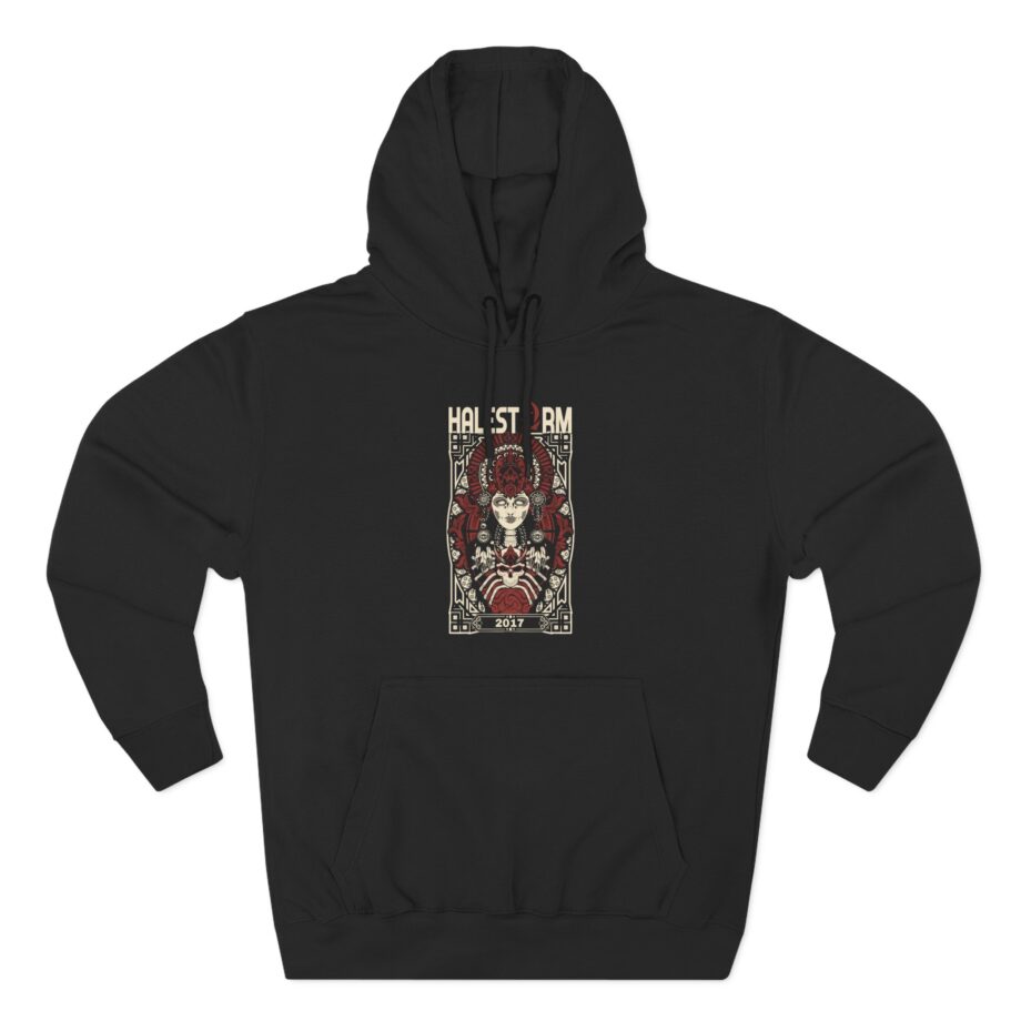 Halestorm 2017 Summer Tour Concert Three-Panel Fleece Hoodie