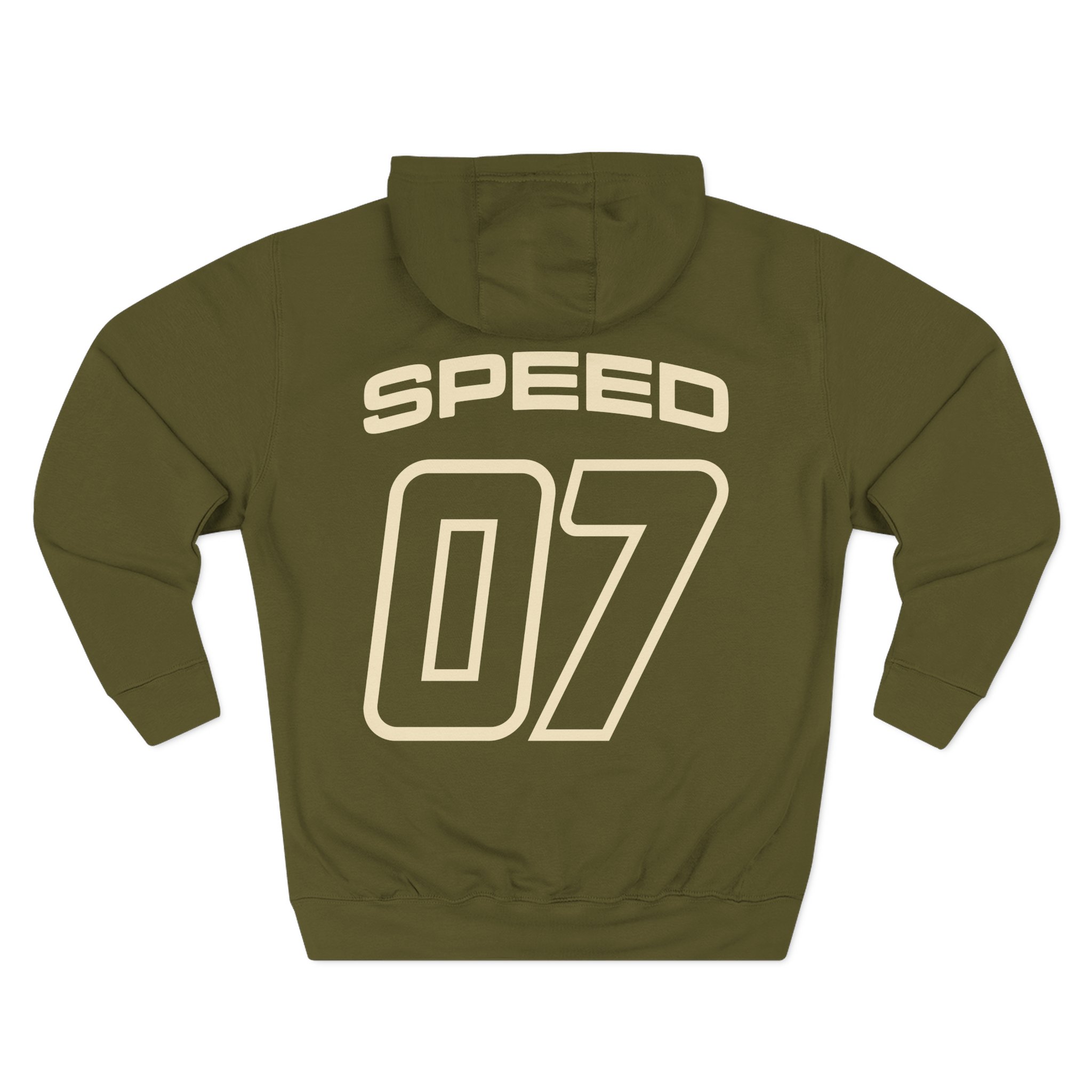 Ishowspeed Racing Royal Three-Panel Fleece Hoodie