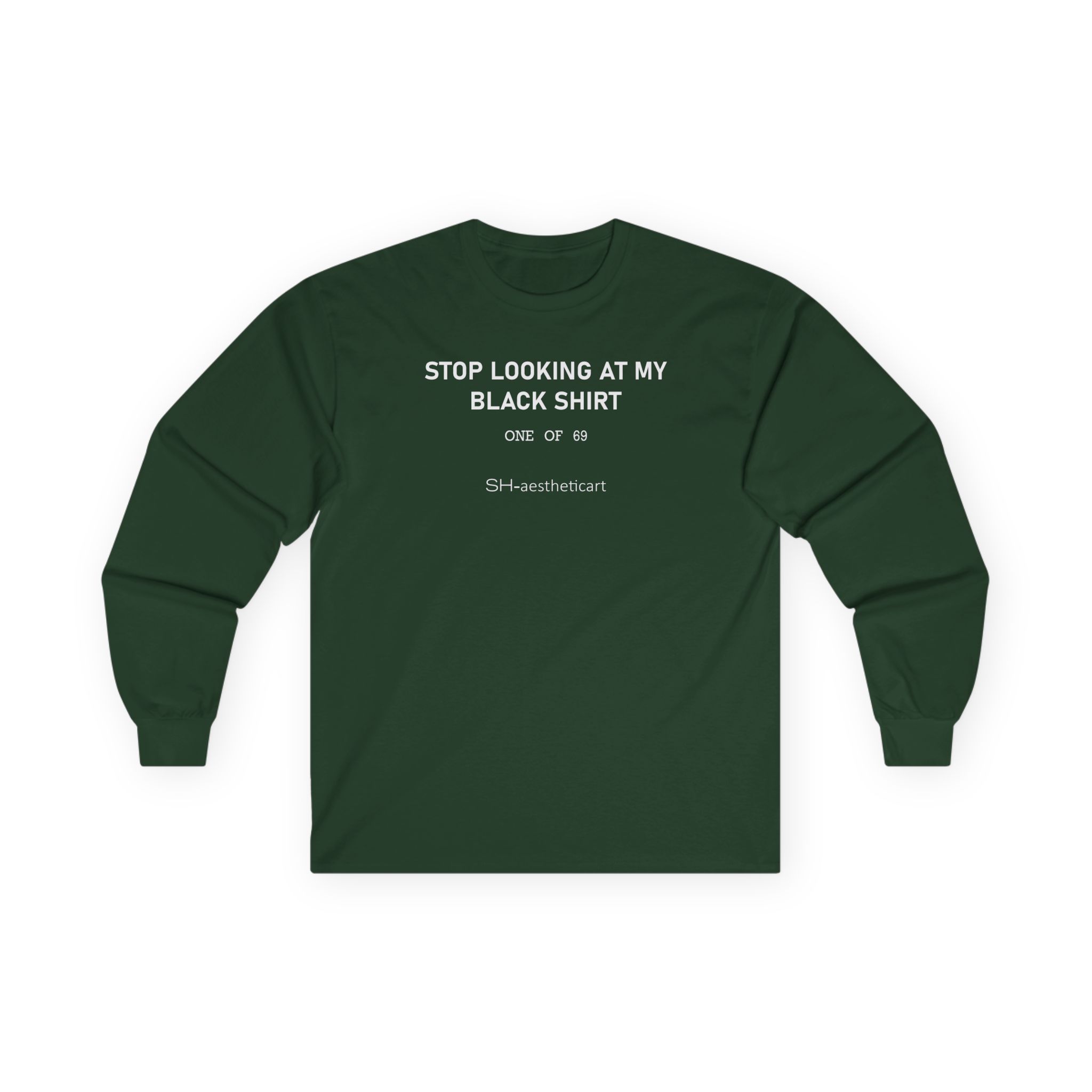 Stephanie Soo Stop Looking at My Black Unisex Ultra Cotton Long Sleeve Tee