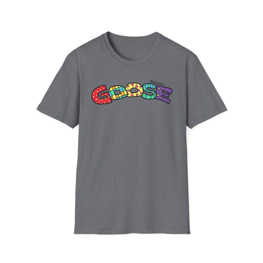 Goose x Staycool   Rainbow Unisex Softstyle T-Shirt
