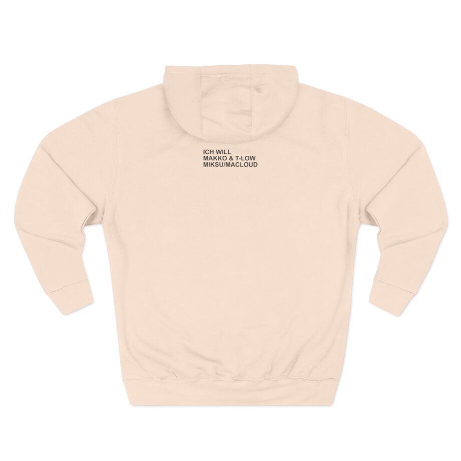 Makko Three-Panel Fleece Hoodie