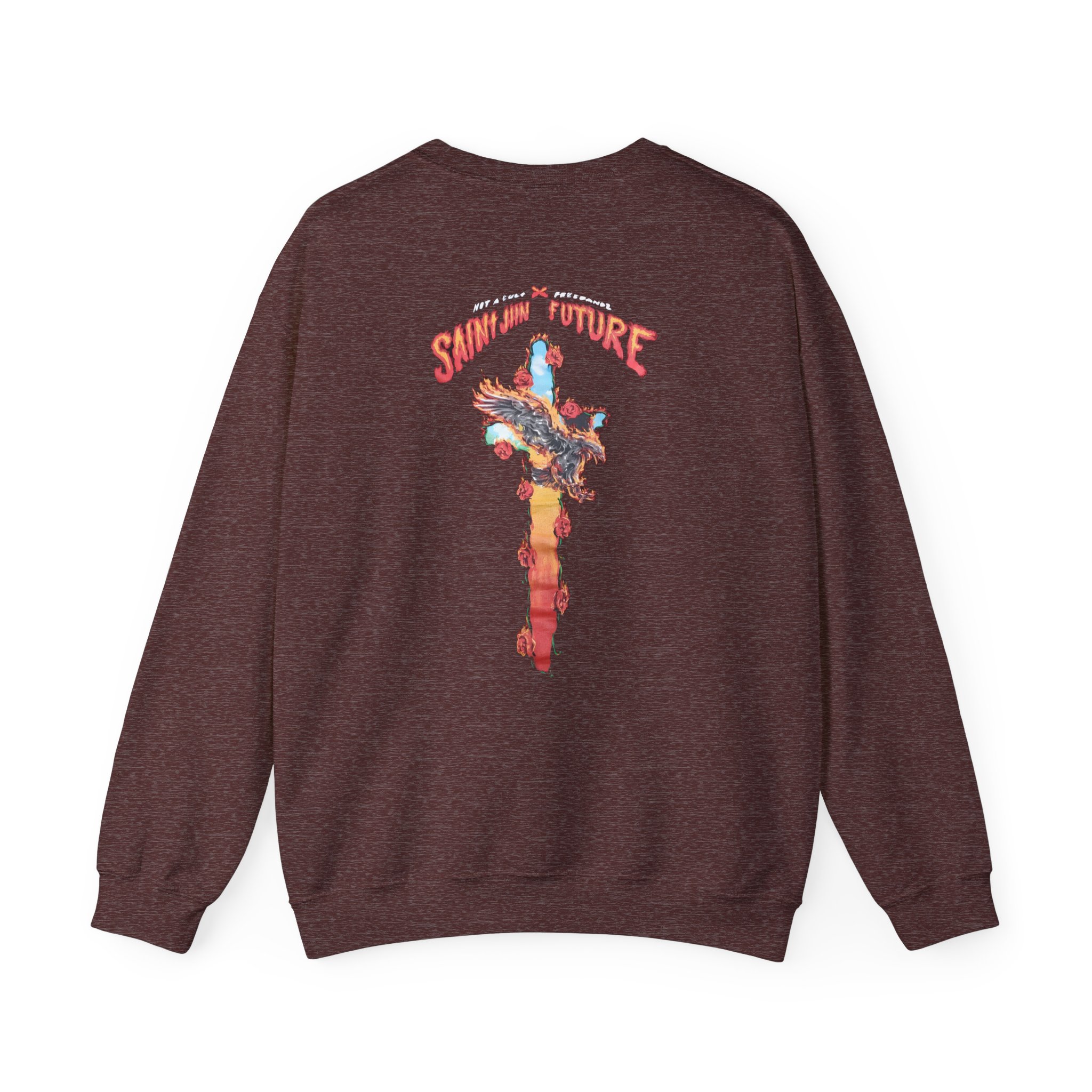 Saint Jhn Not a Cult X Freebandz Roses Unisex Heavy Blendâ„¢ Crewneck Sweatshirt