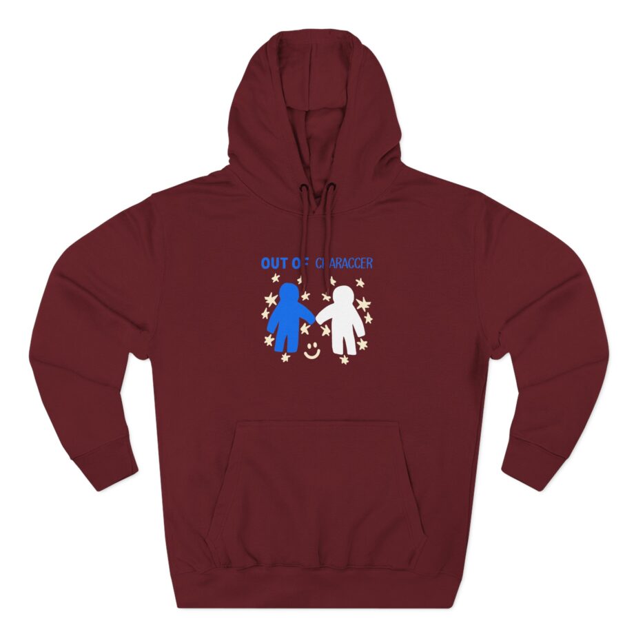 Out of Character Three-Panel Fleece Hoodie