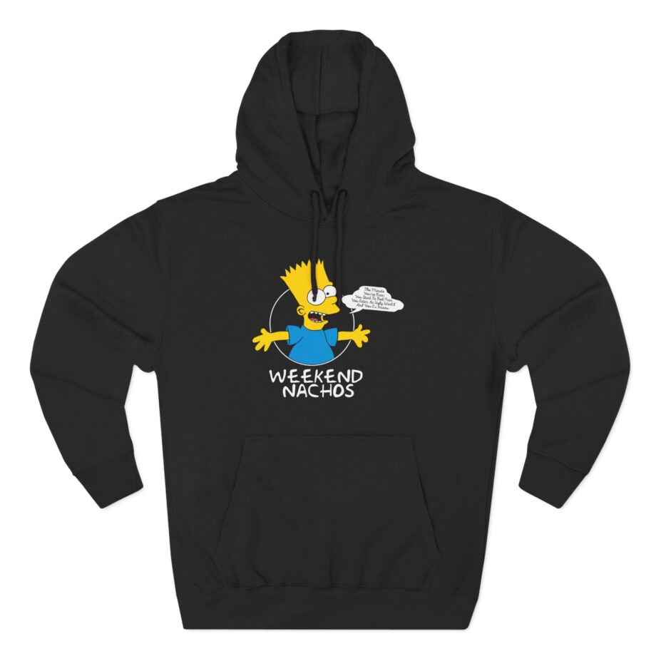Weekend Nachos Three-Panel Fleece Hoodie