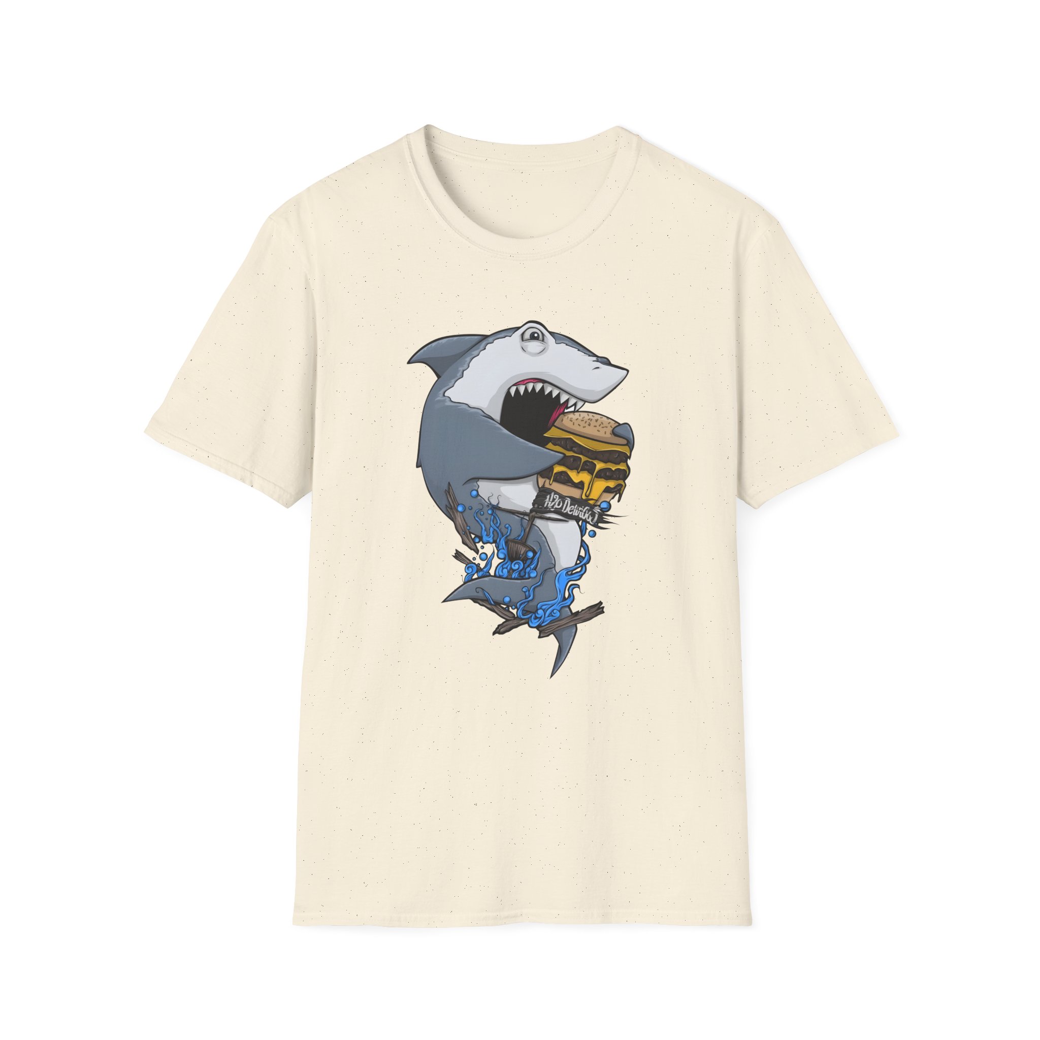 H2odelirious Hungry Shark Unisex Softstyle T-Shirt