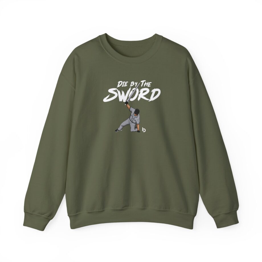 Trevor Bauer Die by the Sword Unisex Heavy Blend™ Crewneck Sweatshirt