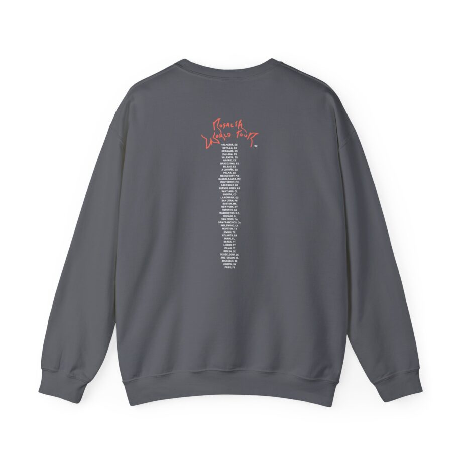 Rosalia World Tour Unisex Heavy Blend™ Crewneck Sweatshirt