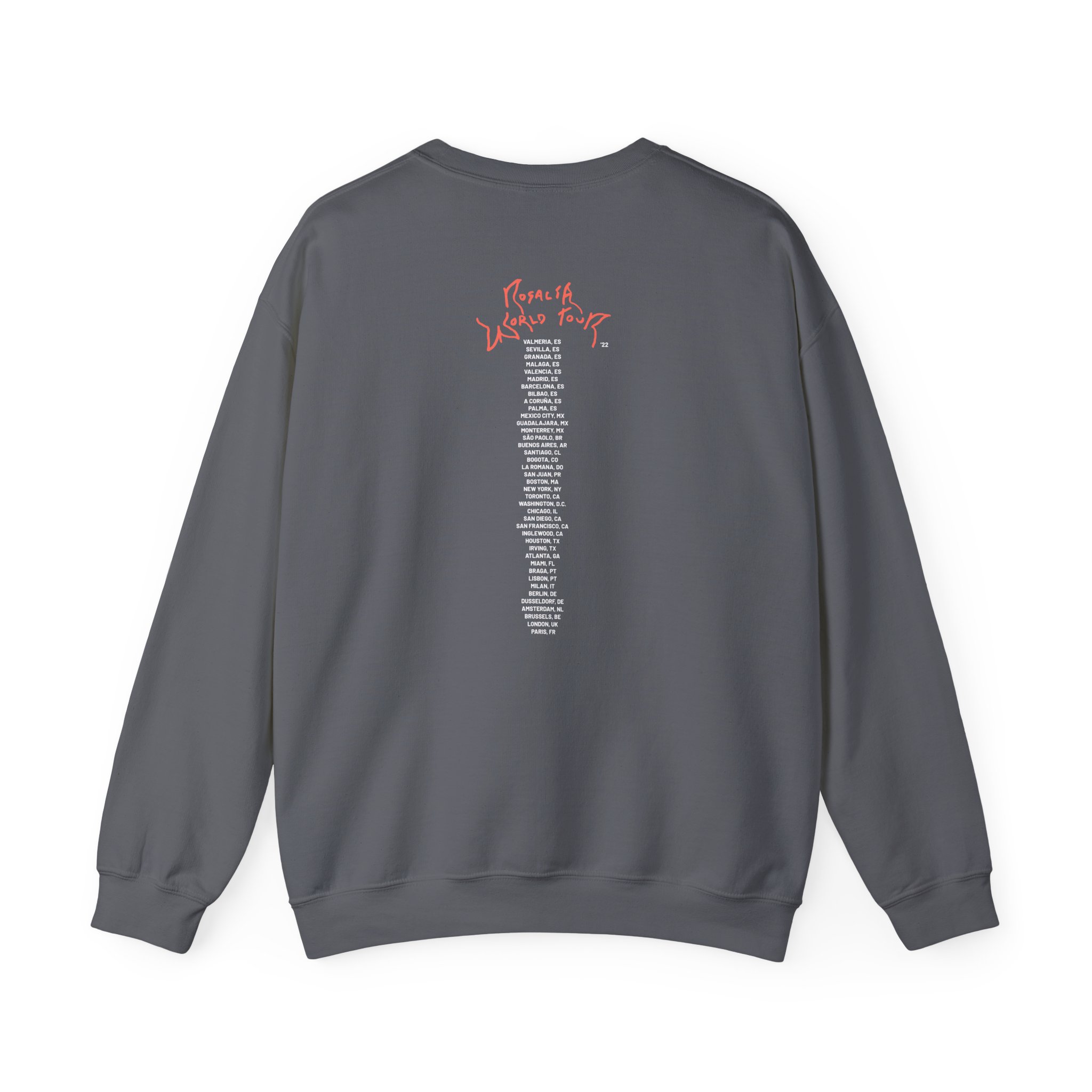 Rosalia World Tour Unisex Heavy Blendâ„¢ Crewneck Sweatshirt
