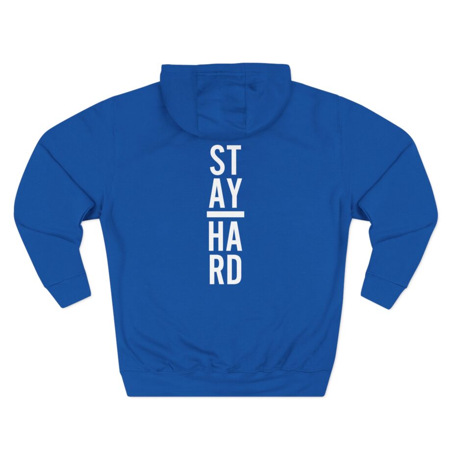 David Goggins  Stay Hard Three-Panel Fleece Hoodie