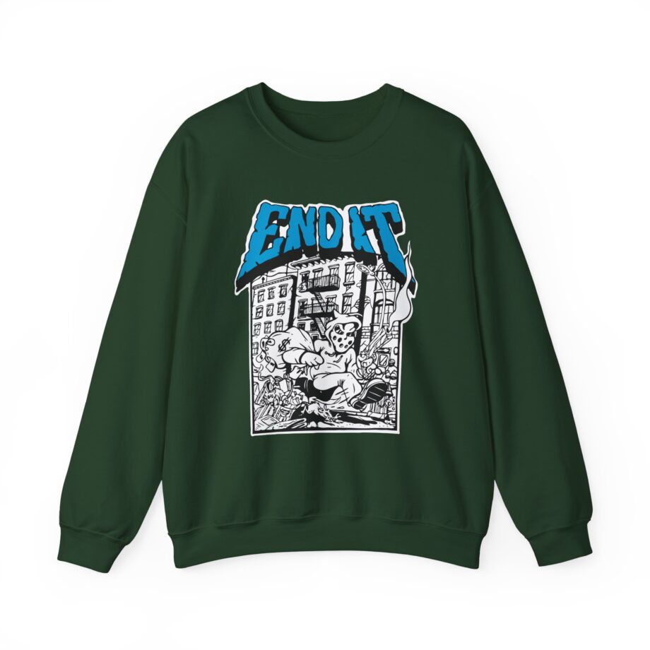 End It Unisex Heavy Blend Crewneck Sweatshirt