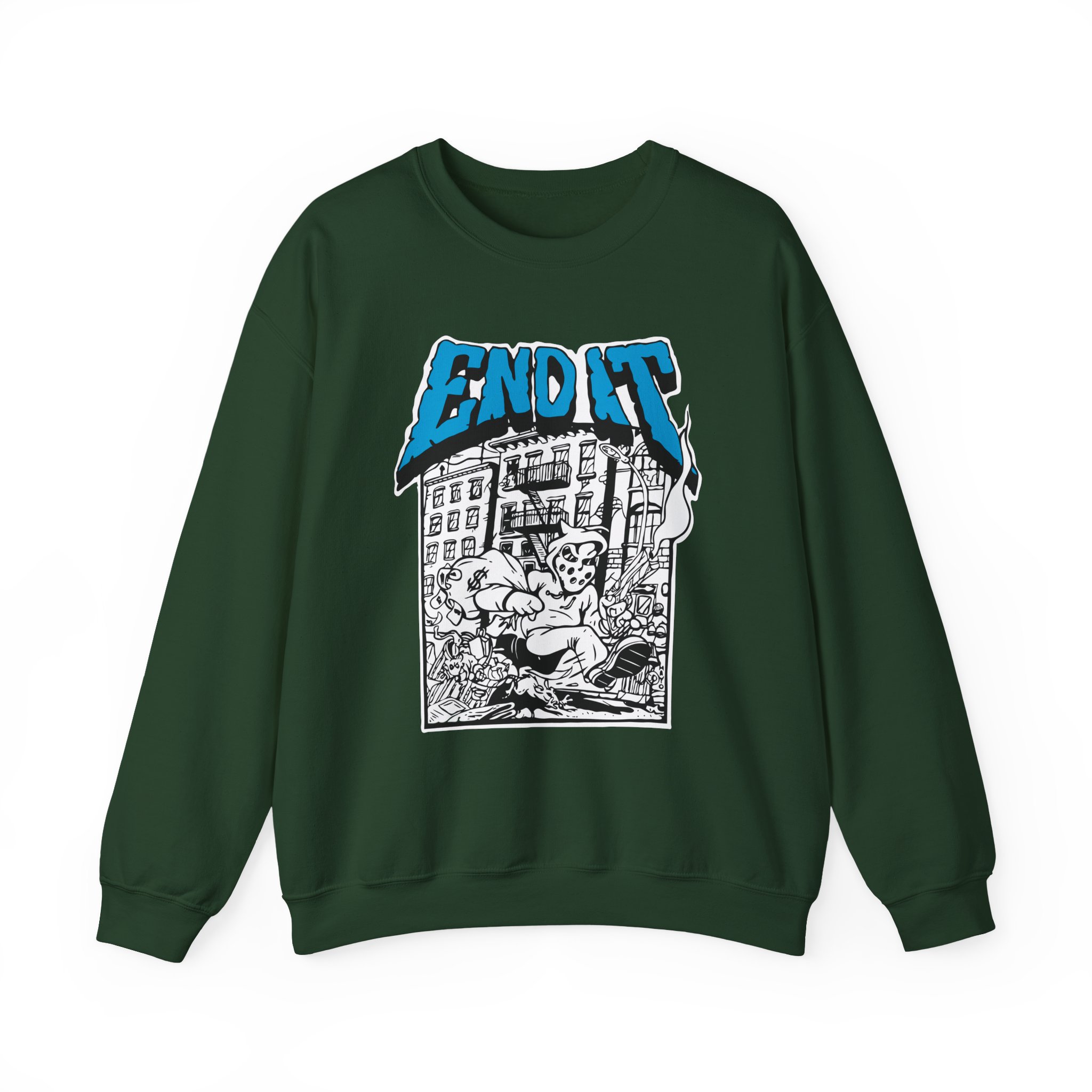 End It Unisex Heavy Blend Crewneck Sweatshirt