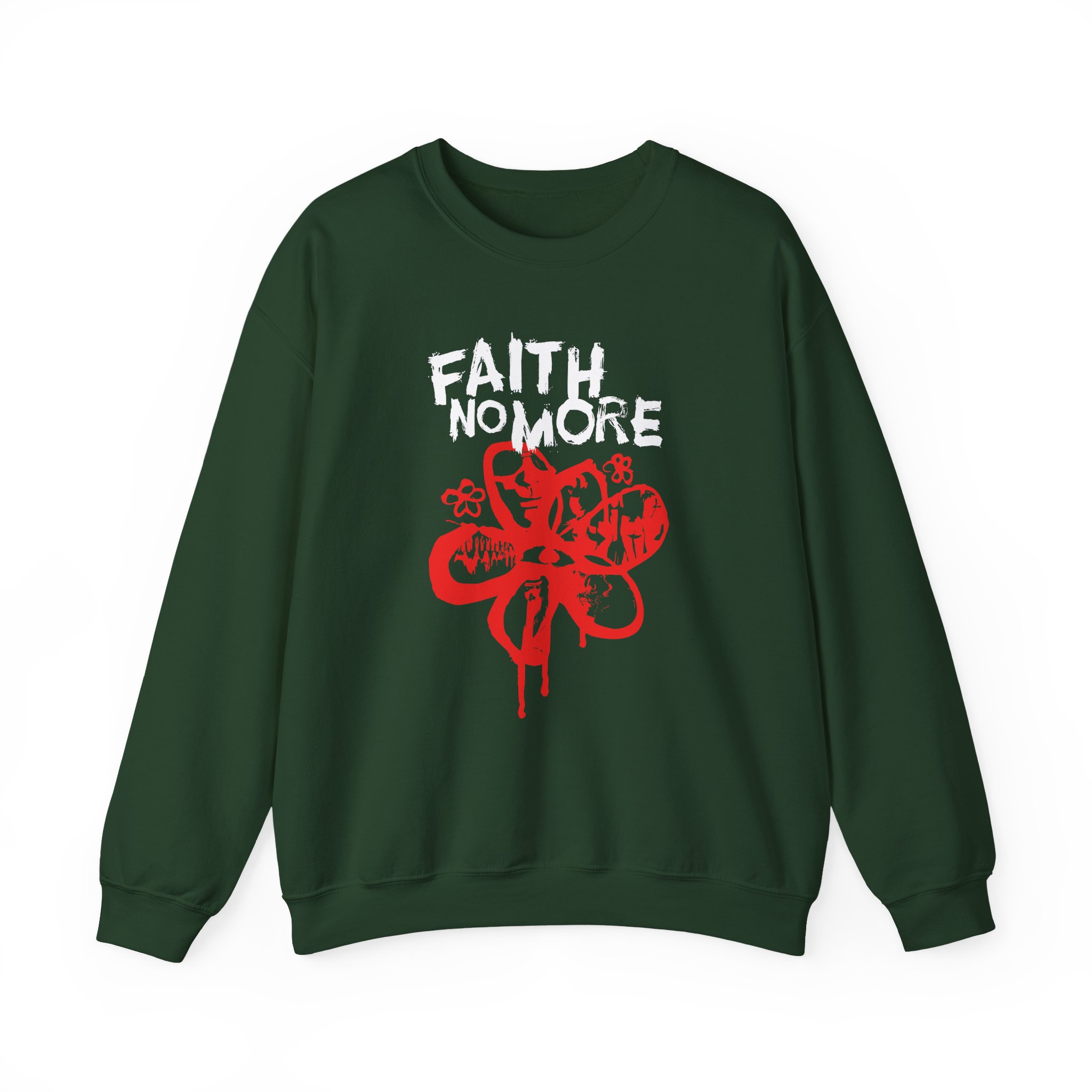 Faith No More Flower Unisex Heavy Blendâ„¢ Crewneck Sweatshirt