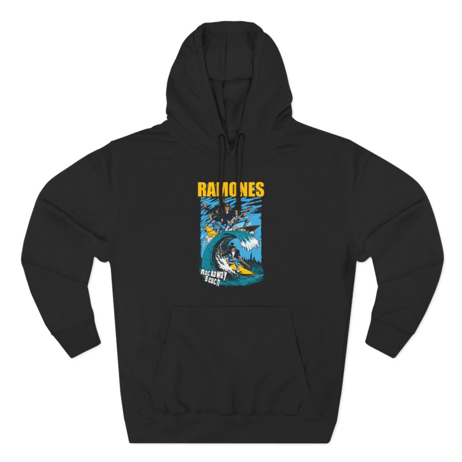 Ramones Rockaway Beach Three-Panel Fleece Hoodie