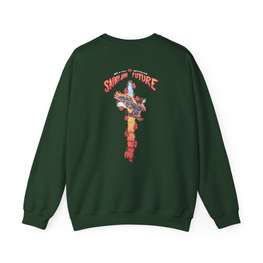 Saint Jhn Not a Cult X Freebandz Roses Unisex Heavy Blend™ Crewneck Sweatshirt