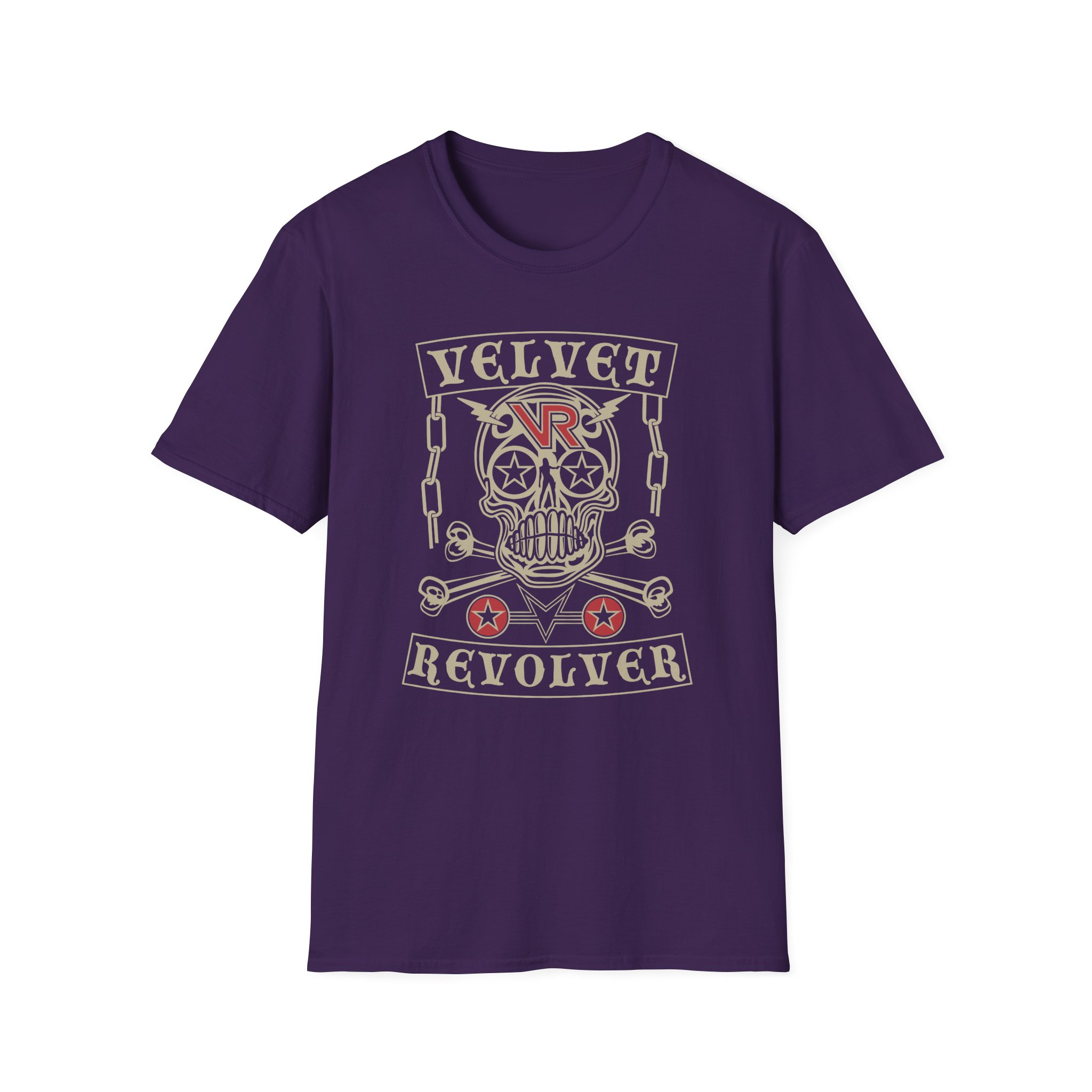 Velvet Revolver Velvet Skull Unisex Softstyle T-Shirt