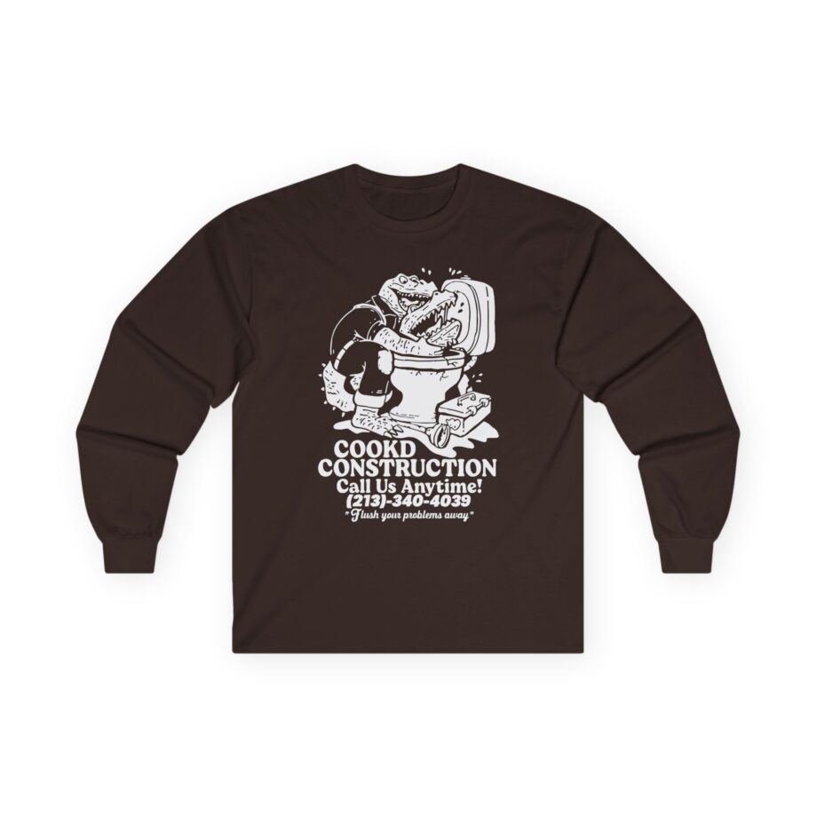 Lazarbeam  Cookd Construction Call Us Anytime Unisex Ultra Cotton Long Sleeve Tee